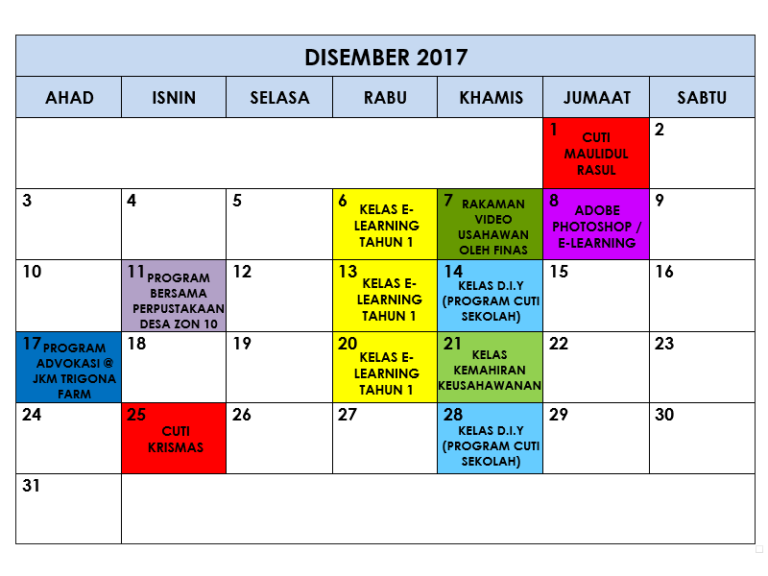 jadual 201712 flm